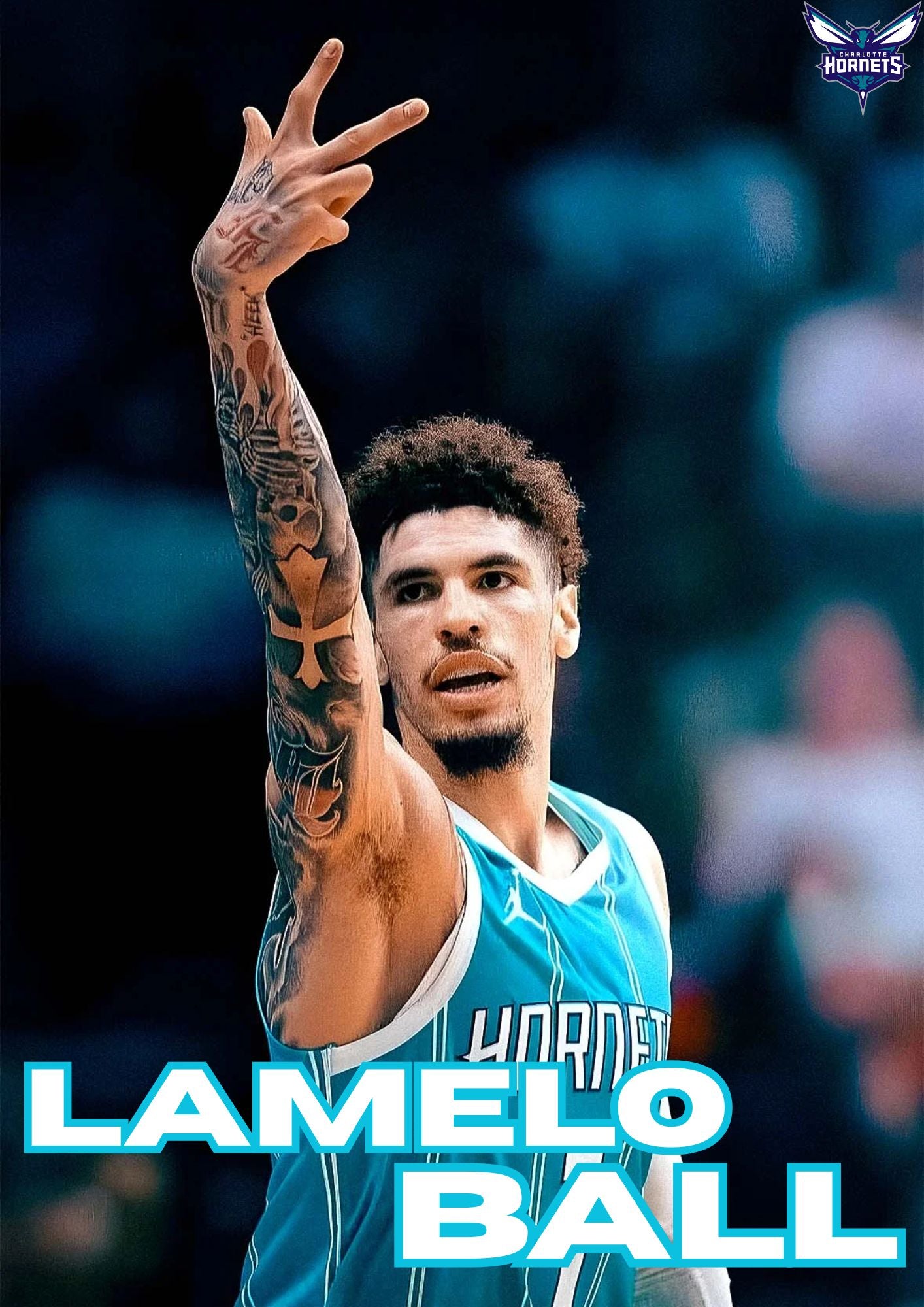 Plakat LaMelo Ball – A4 (z ramką)