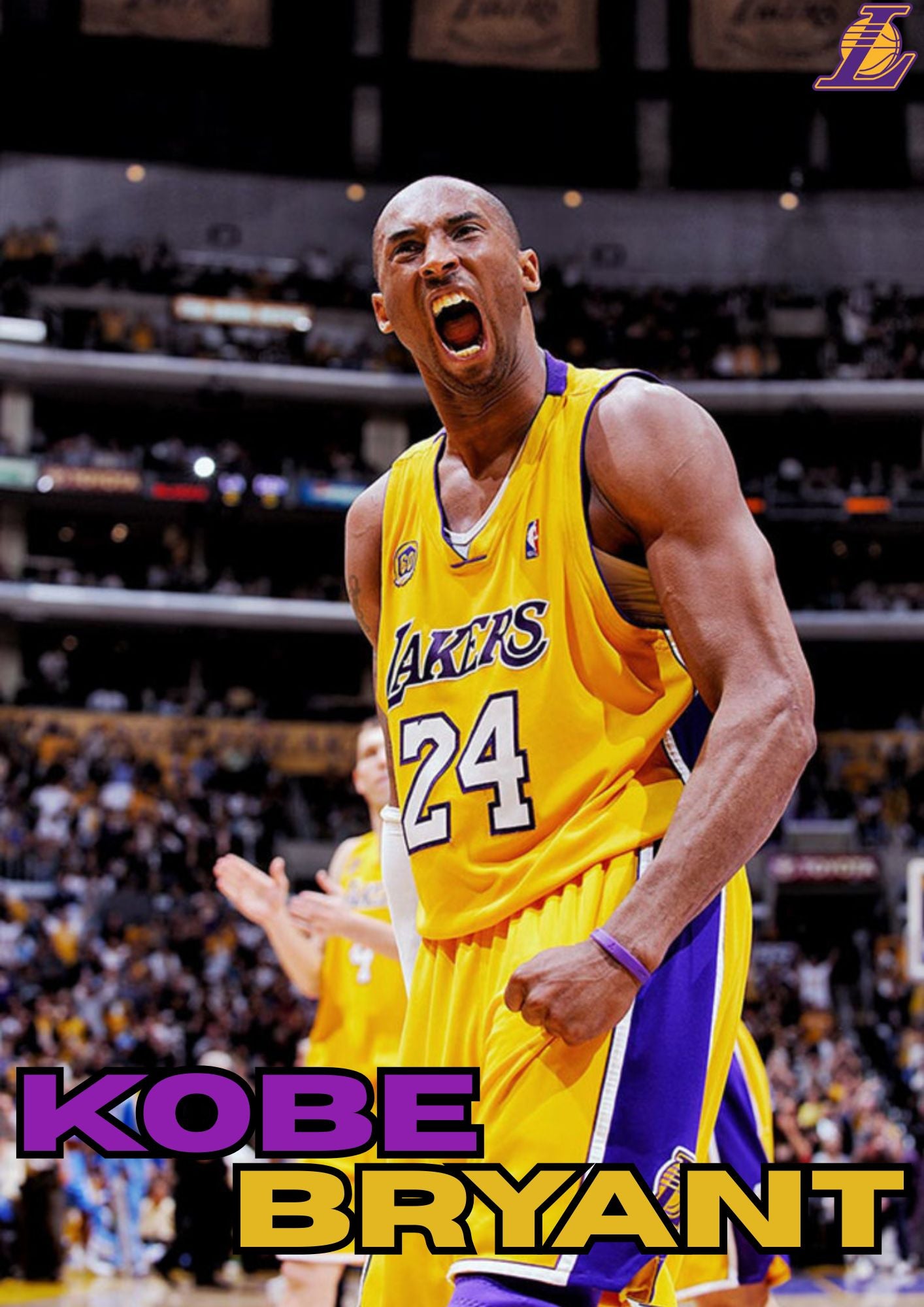 Plakat Kobe Bryant – A4 (z ramką)