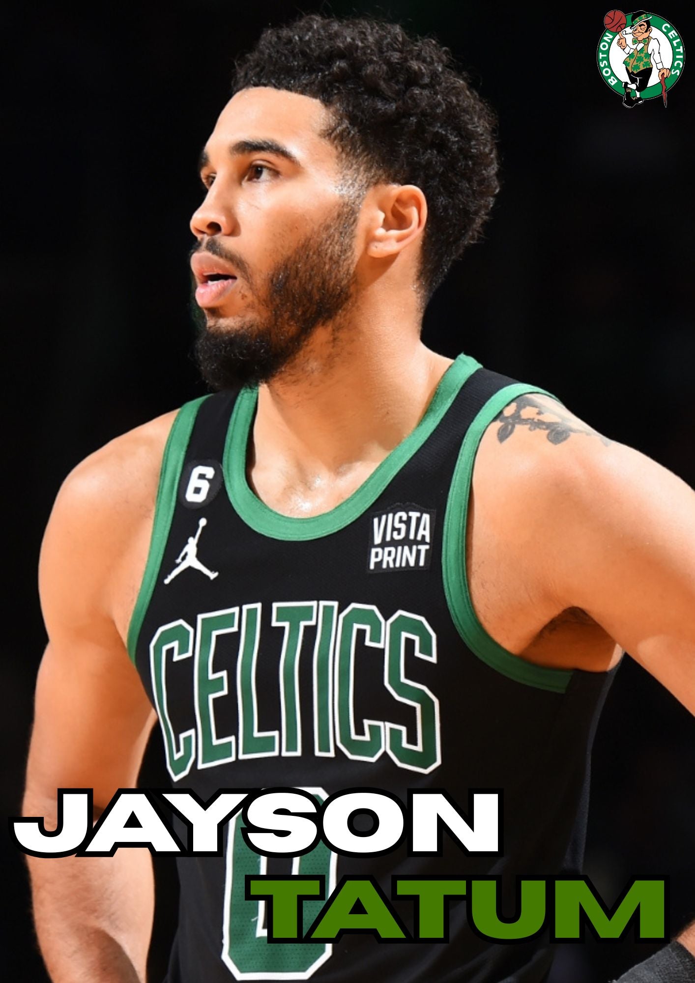 Plakat Jayson Tatum - A4 (z ramką)